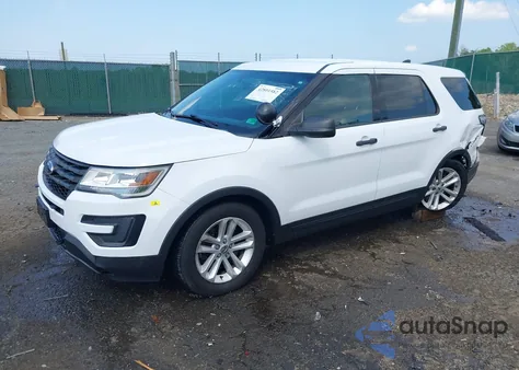 2018 Ford Police Interceptor из США, поврежденный, VIN 1FM5K8AR7JGA15708